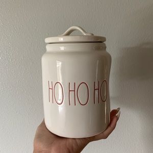 HO HO HO CANISTER RAE DUNN
